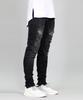 Haipeodenim Black Gao Zipper Jeans