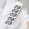 10-Piece Black Enamel Hair Clip Set for Women - Simple Forehead Stray Hair and Bangs Side Clips
