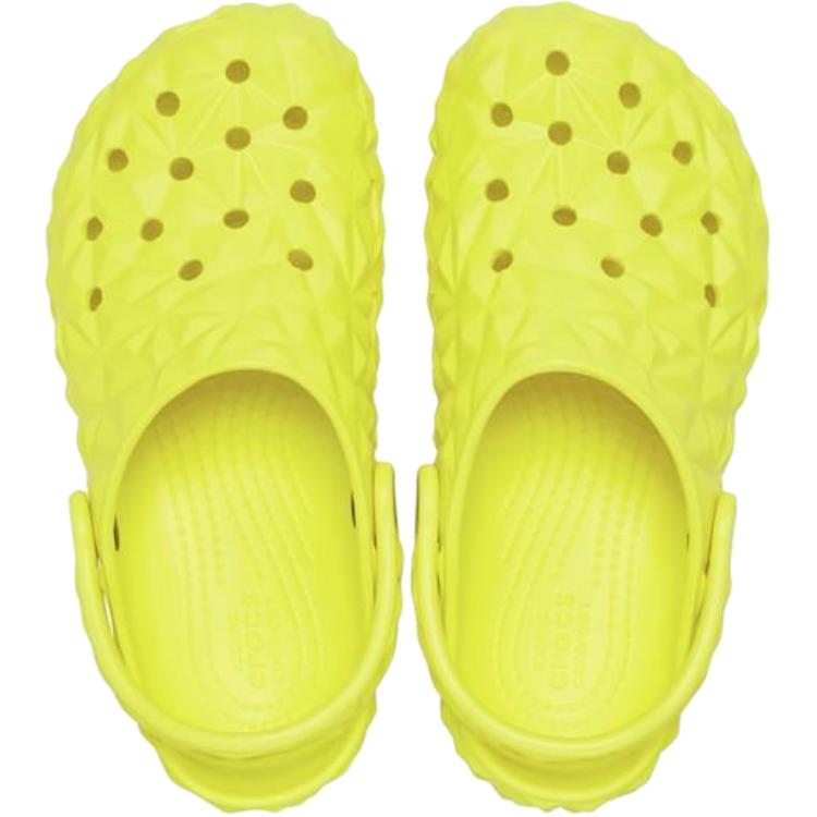 Crocs Zoccolo Geometrico Classico Comodo Morbido Impermeabile Zoccoli per Bambini Zoccoli per Bambini Giallo 209572-76M
