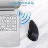 Bluetooth Dual USB Ergonomic Design for Remote Office Compatible with Windows and Mac Mouse, bluet00th, Quiet, 5-Button, Lightweight, 2.4 Connection,
