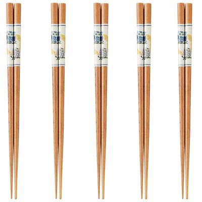 Glückliches Set von Made in PID4890 J-kitchens Essstäbchen, 5, Material Holz, Essstäbchen, Japan,