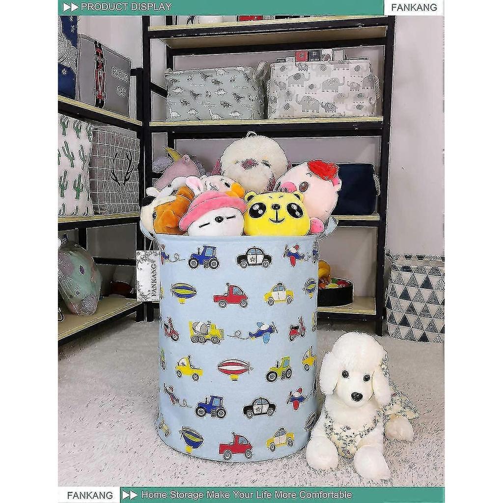 Laundry basket storage box baby basket canvas folding large storage basket children's boys and girls toys