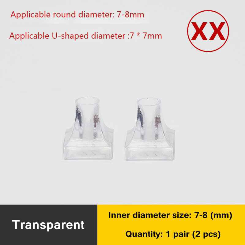 NEW 2Pcs Woman High Heels Shoe Covers Square TPU/PVC Material Soft Damping Heel Protector Silencer Non-slip Heel Protector