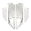Silver Stainless Steel Car Stereo Speaker Door Sticker Cover Trim For BMW 7 Series G11 G12 2016-2025 Car Accessories