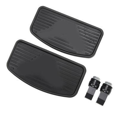 1 paio di pedane posteriori regolabili per passeggero per moto VTX1300 VTX1800, nere