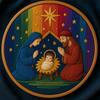 DIY Nativity Embroidery Stitches Practice Kit with Stamped Embroidery Patterns Christian Christmas Craft Embroidery Set for Kid