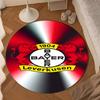 Football Club Emblem lion Round Rug for Livingroom,Bedroom, Palyroom, Chair Rug, Area rug, Circle Carpet, Large Size Fan Christmas gift