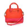 Diagonal Crossing 2WAY Handbag Pink X Orange Women Used