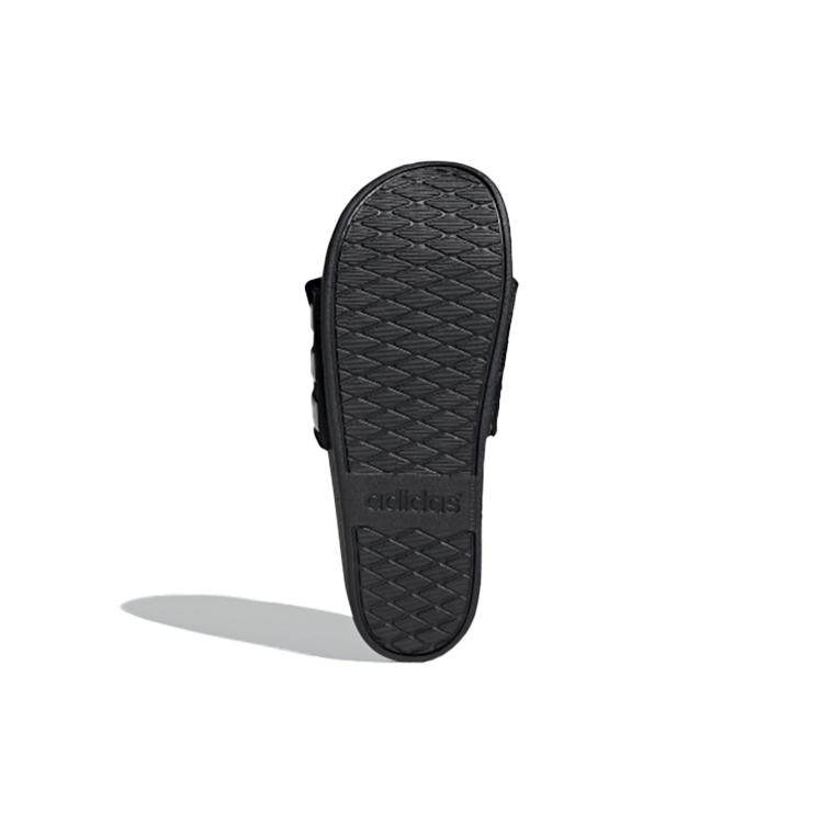 adidas Neo Adilette Comfort Adj Gul Korskärning Svart Vit Unisex Tofflor 'Svart Vit' FY3037