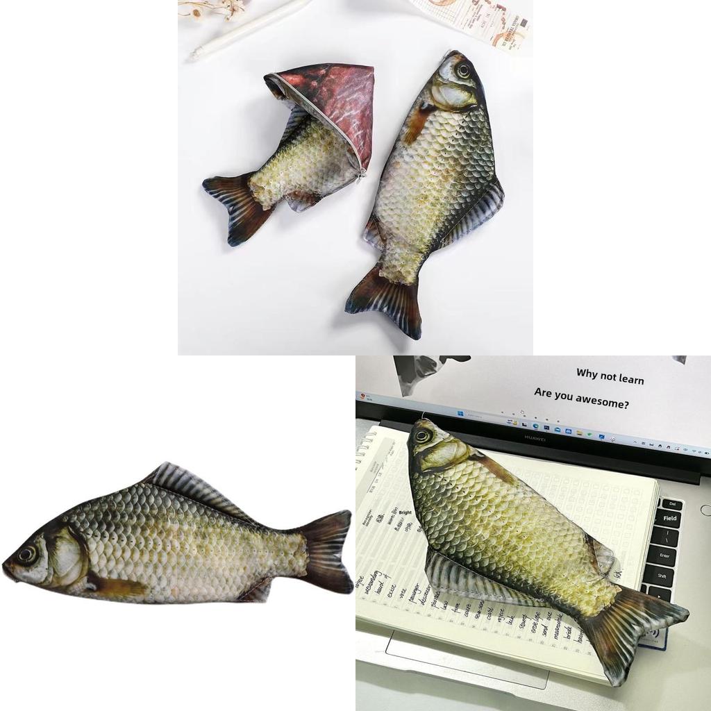Kreatives Fischförmiges Federmäppchen Mit Reißverschluss Für Schule Und Reise