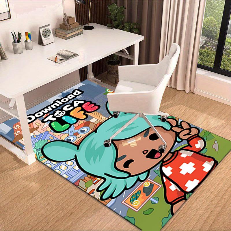 Vibrant World Of Toca Life Area Rug Office rug, Chair Rug, Decor Carpet Livingroom bedroom Mat, Large Size Fan gifts Christmas gifts