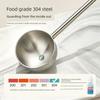 04 Stainless Steel Spoon with a Stylish Design, Long-Handled Soup Spoon, Oil Pouring Spoon, Small Spoon for Pouring Oil, Long-Handled Spoon