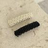pearl beads rectangle hair pin (2colors)