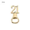 Souvenir Party Supplies Anniversary Number shape Age Birthday Beer Opener Bar Tool Bottle Openers