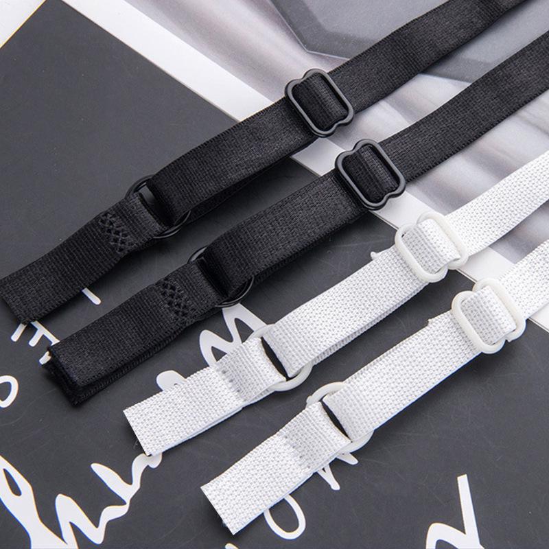 Adjustable Non-Slip Elastic Bra Straps - Dyeable Camisole Straps