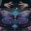 Divinations Tablecloth Butterfly Flower Astrology Tarots Card Tablecloth Altars Cloth Divinations Board Game Accessory