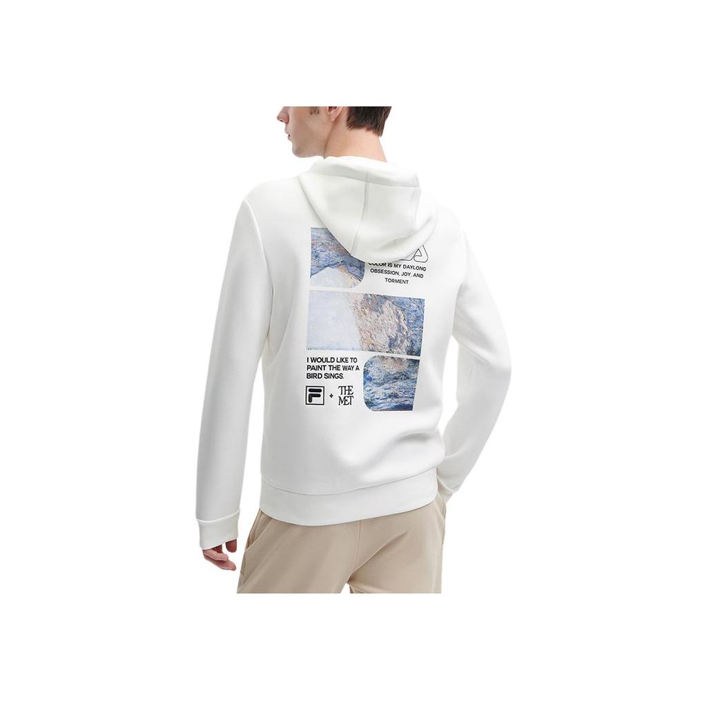 New FILA Sweatshirt Men's Cloud White F11M348205F-WT