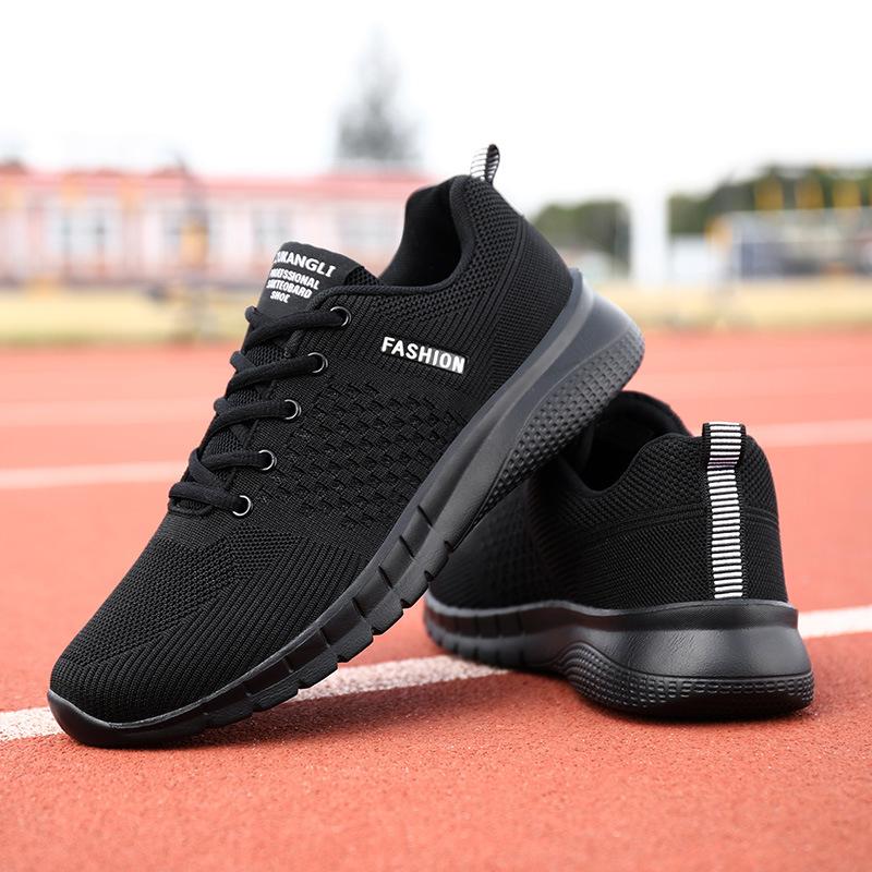 

Summer men s shoes 2025 new fly-woven mesh breathable casual sports shoes men s non-slip and lightweight outdoor walking shoes men s 45