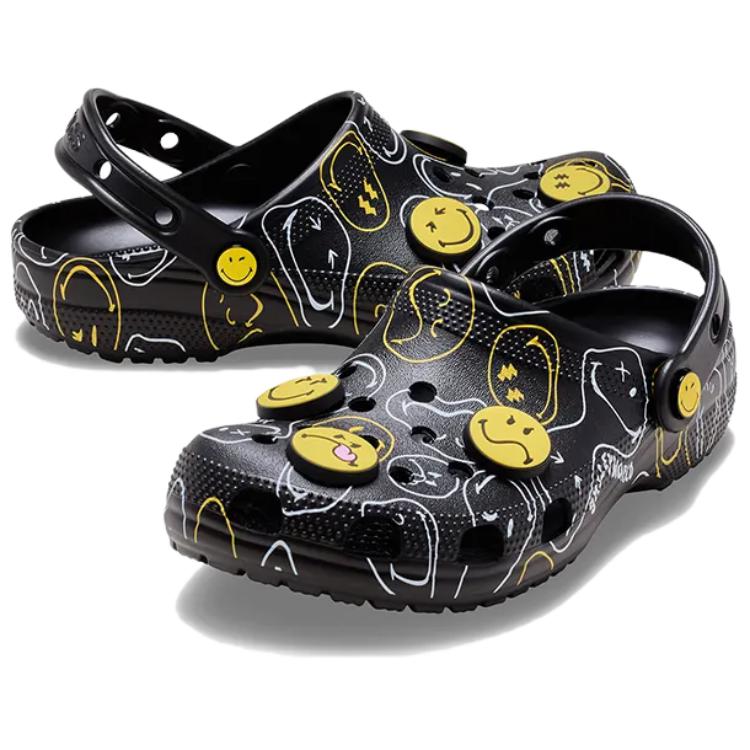 Crocs SmileyWorld Classic Clog Multi Unisex 211693‑90H
