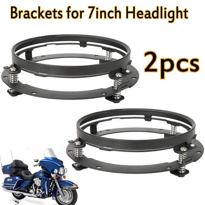 7 Zoll Runder LED-Scheinwerfer Montagehalterung Ring für Auto Jeep Wrangler JK Suzuki Samurai für Harley Motorrad 7" Halterung