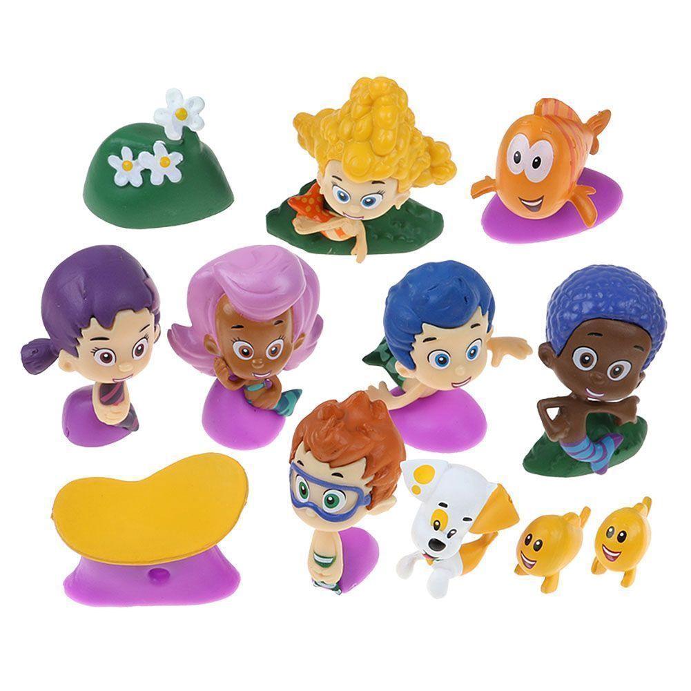 Guppies 12 Figure Set Pvc Toy With Premium Quality And Timeless Design**