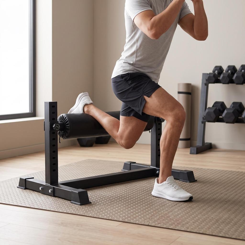 Bulgarian Split Squat Rack Adjustable Stand Space-Saving