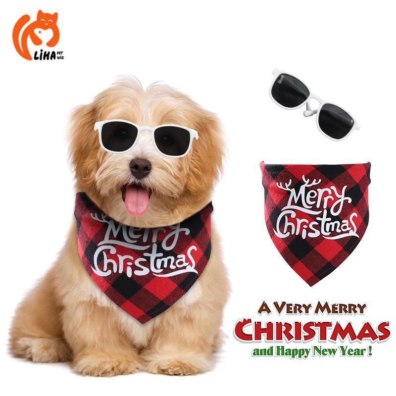 

Праздничный двухслойный шарф для питомца и пояс для живота для собак и кошек