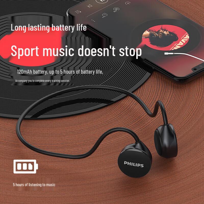 

Philips TAA1609 Open-Ear Bone Conduction Bluetooth Headset