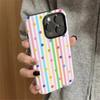Film 2-in-1 Color Striped Polka Dots for iPhone 17Promax Apple 15PRO/16/14 Shell