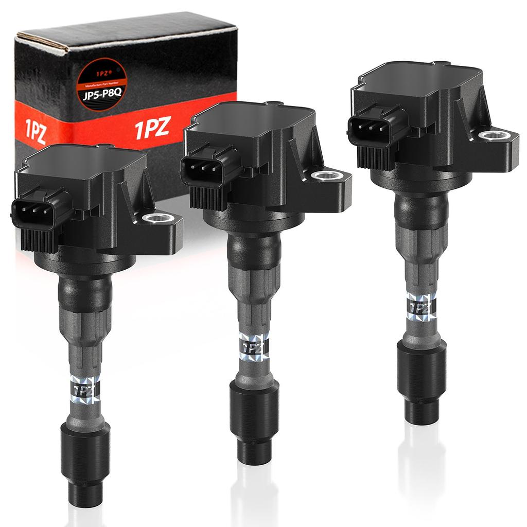 1PZ Set of 3 Ignition Coils for Honda JF1 JF2 JG1 JG2 N WGN JH1 JH2 Numbers and Aftermarket Durable JP5-P8Q 3-Piece 3-Pin N-BOX N-ONE (Part