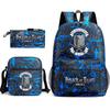 Attack Giant Elementary School Bag Backpack Casual School Bag Three-piece Set