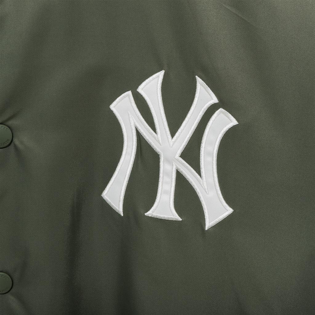 New Era FW25 MLB Nylon Stadium Jacket Series New York Yankees Loose Short Arched Home Letter Single-Breasted Casual Simple Long Sleeve Jacket 14742036