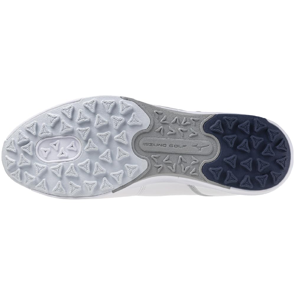 Mizuno Nexlite Energy Boa Golfschuhe, Leicht, Breite Passform, Wasserdicht, Weiß x Weiß, Größe 26,0 cm, 4E