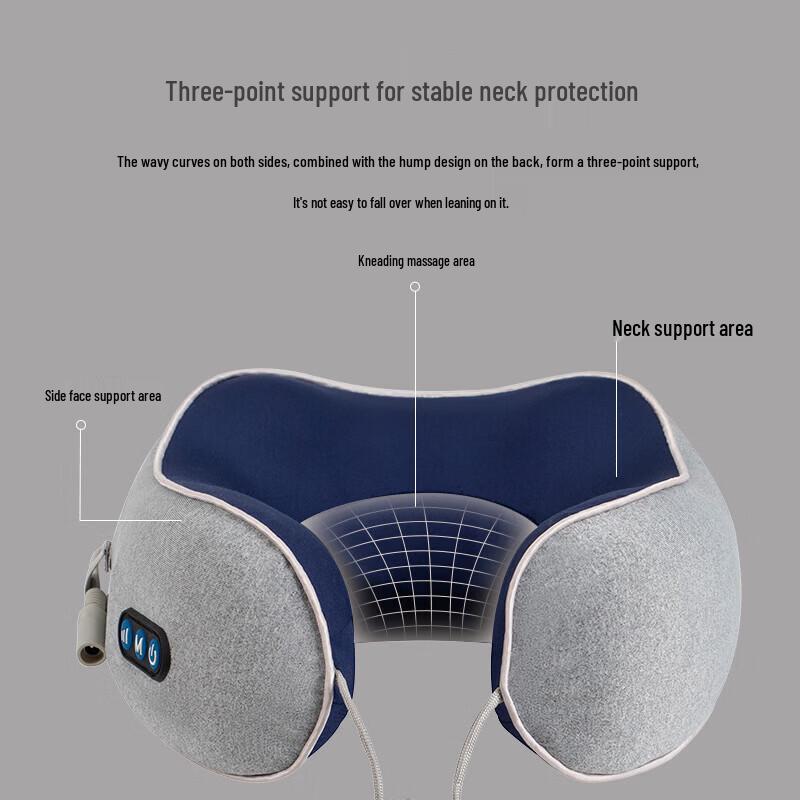 JAGO Electric U-shaped Neck Massager Pillow CN plug (adapter included)