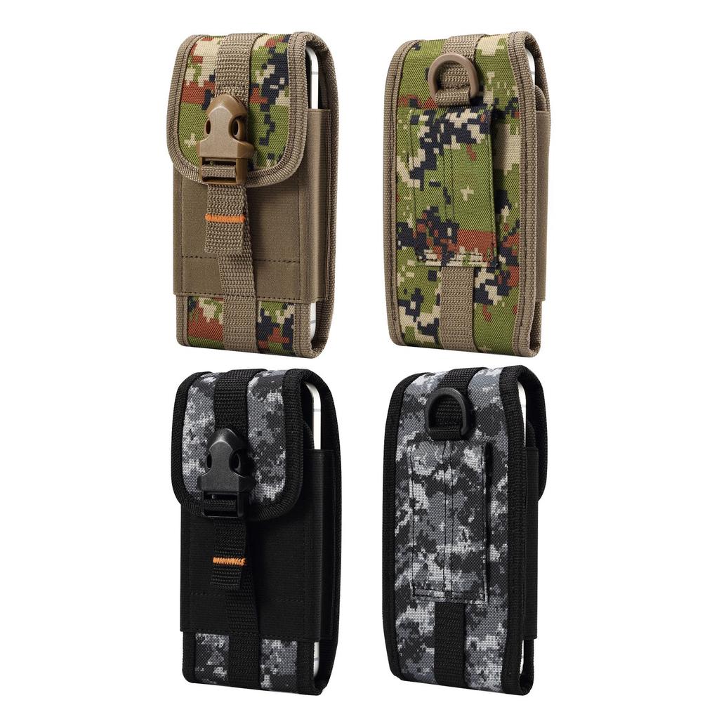 Military Tactical Army Cell Phone Belt Clip Case Bag For iPhone 16 15 14 Pro Max Samsung S25 S24 S23 Xiaomi Redmi Note 13 Oppo Men Waist Holster Pouch