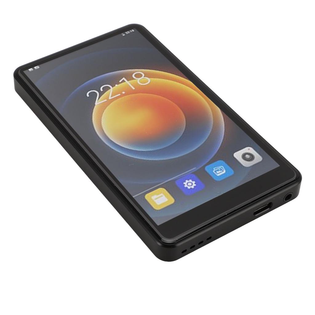 MP4 Player with Bluetooth 5.2inch Full Touch Screen 2500mAh Support 128GB Rear Camera Digital MP4 MP3 Player with