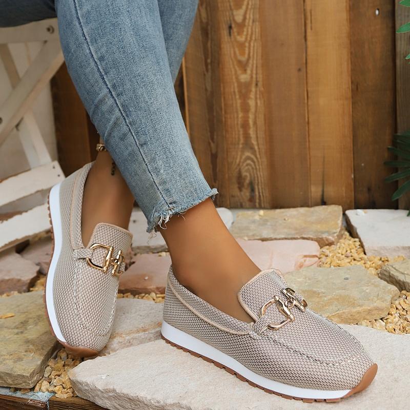 **Fashionable Hot Selling Sexy Loafers for Women Spring and Autumn New Round Toe Thick Sole Comfortable Casual Sports Shoes