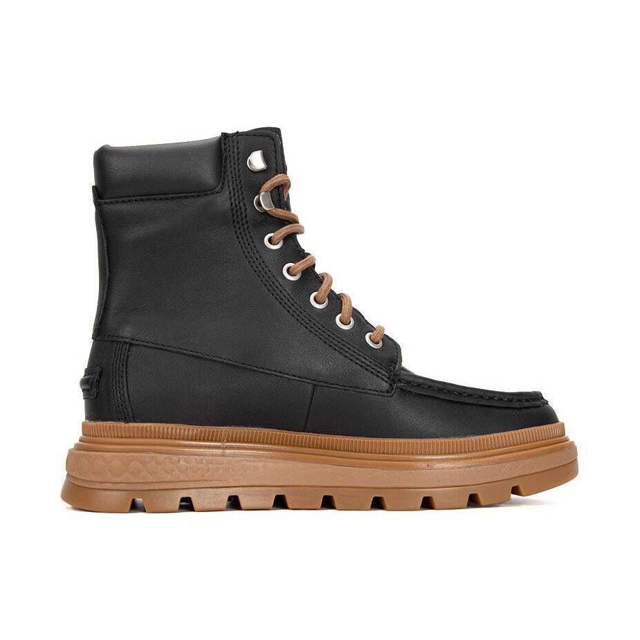 Timberland Ray City Moc Toe Chukka Boots 'Black Regenerative Leather' Women's A5M3B015