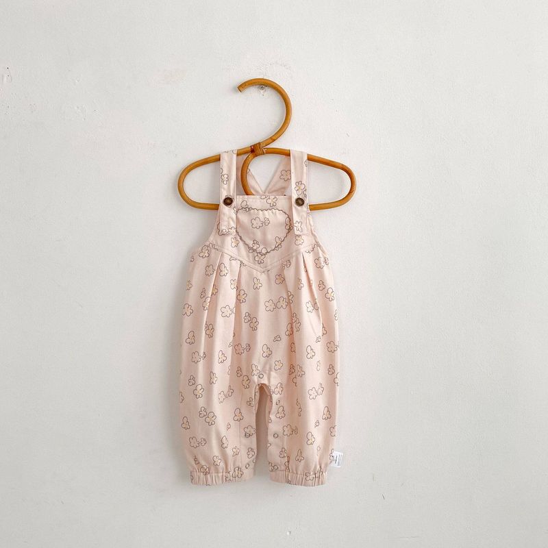 Autumn Jumpsuits for Infants and Toddlers, Cute Printed Overalls for Boys and Girls, Fashionable One-Piece Rompers for Newborns
