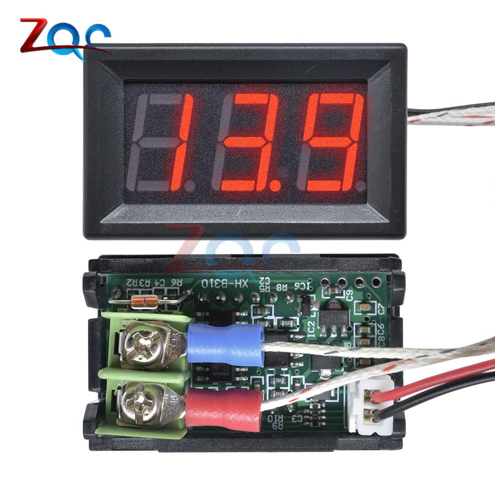 XH-B310 Digital Tube LED Display Thermometer 12V Temperature Meter K-type M6 Thermocouple Tester -30-800℃ Thermistor Senor Probe
