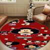 Colorful Mafa-lda Portrait Round Rug for Livingroom,Bedroom, Palyroom, Chair Rug, Area Rug, Circle Carpet, Large Size Fan Christmas Gift