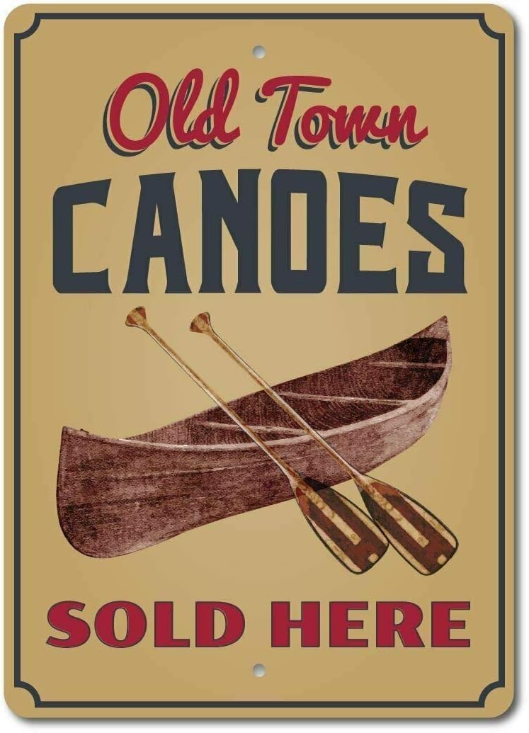 Canoe Decor Canoe Lover Gift Canoe Sign Funny Vintage Metal Sign es TinSignEUaaluminum 20x30cm(7.8x11.8inch)