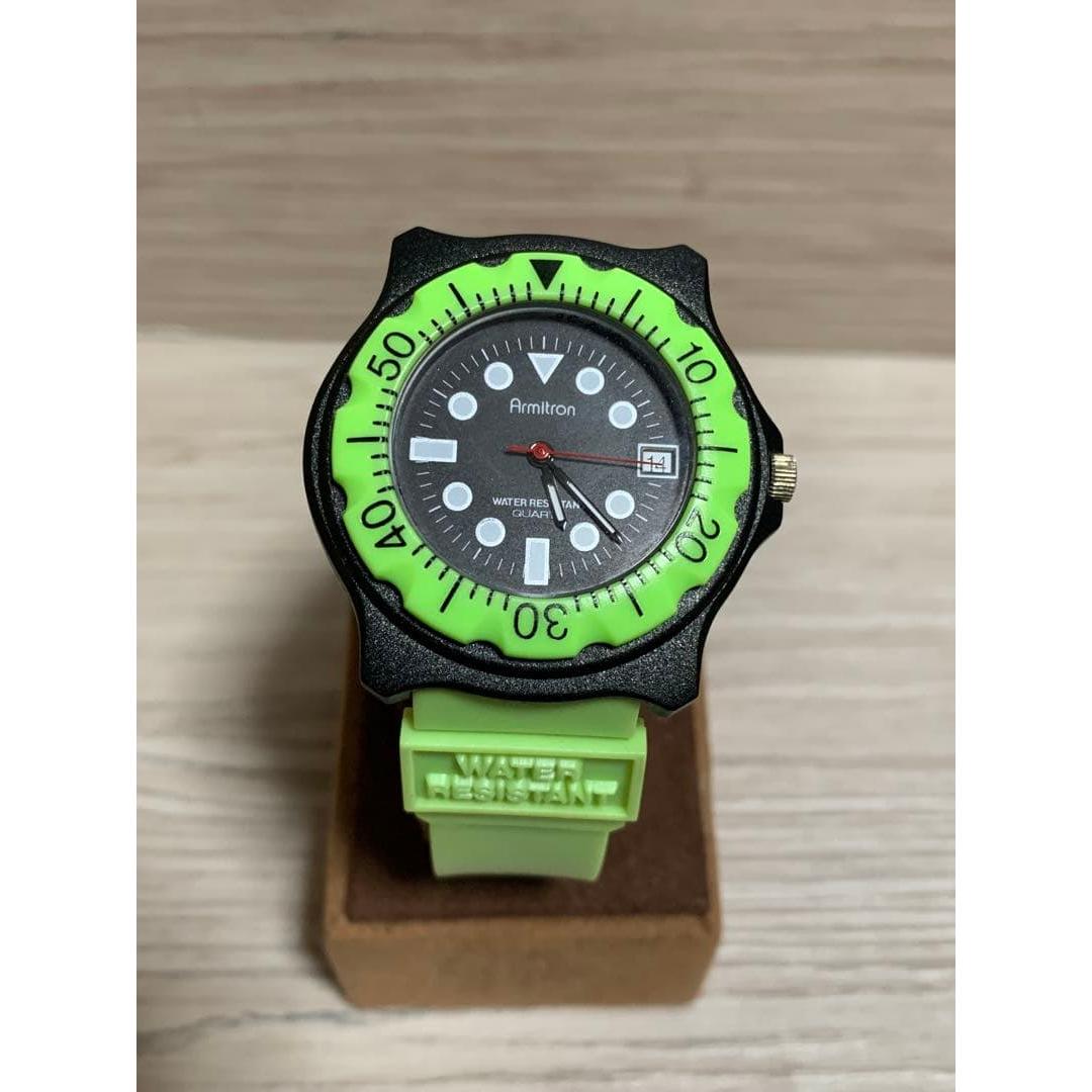 Used [Working item] armitron vintage diver s watch