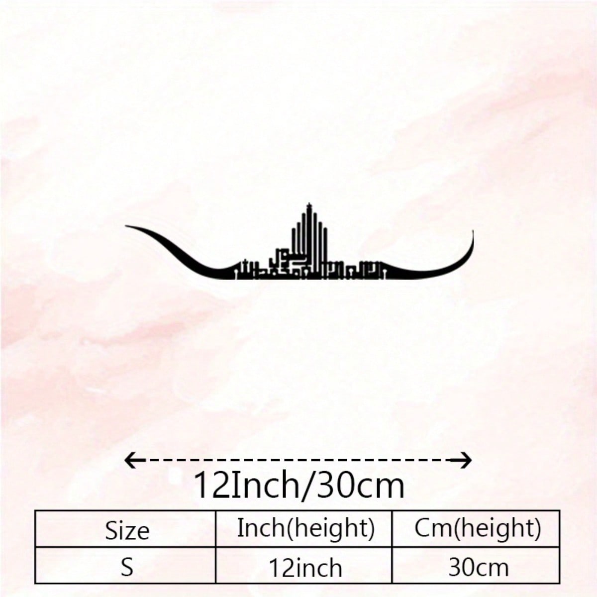 

Vintage Arabic Calligraphy Metal Wall Art Bismillah Islamic Sculpture Weather Resistant Iron Decoration Muslim Gift різнокольоровий