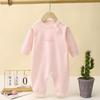 Pure Cotton Baby Romper: Spring & Autumn Long Sleeve Pajamas for Boys & Girls