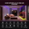 SEZO C03W WiFi Bluetooth RGB LED Strip Controller Group Control Support Tuya Smart Life APP/Voice Control Compatible with LM091 LM096 LM007 LM097 RGB