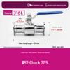304/316 Stainless Steel Sanitary Quick Connect Ball Valve with Clamp