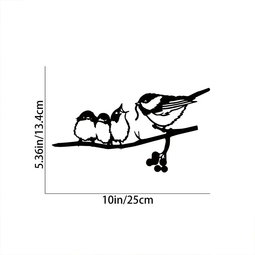Unique Garden Ground Plugs - Metal Iron Elf and Bird Feeder. Decorative Bugs and Animals for Garden, Wall Art, and Stickers