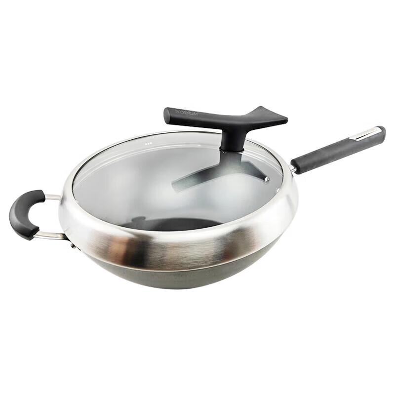 SUPOR True Rust-Proof Wrought Iron Stir-Fry Wok