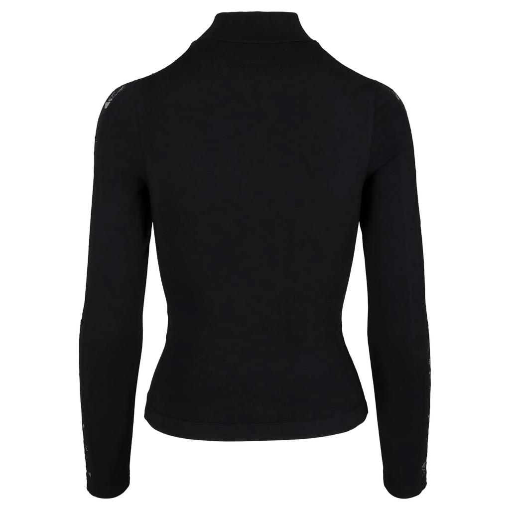 Urban Classics Womens/Ladies Lace Detail Long-Sleeved Top